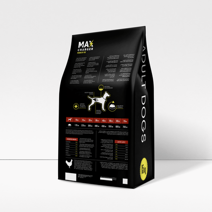 Max Charger Dog Max Charger dry food for Adult Dog Chicken and Salmon 15 Kg