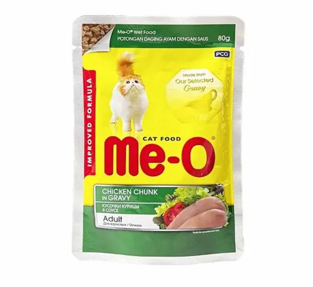 Me-O cat Me-O Chicken Chunk in Gravy