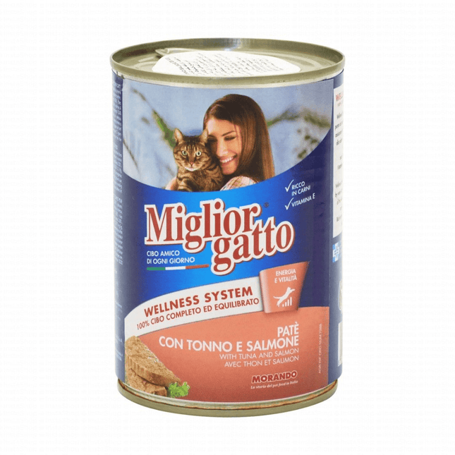 Miglior Cat Miglior Gatto Wet Cat Food with Tuna and Salmon 400 gr