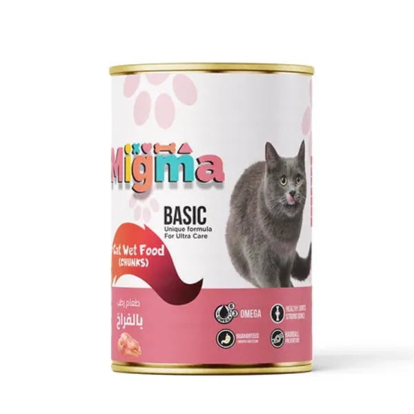 Migma Cat Migma Basic Chunks with Chicken Cat Wet Food 400g