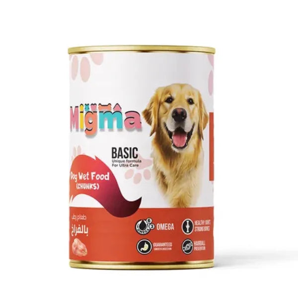 Migma Dog Migma Basic Chunks with Chicken Dog Wet Food 400g