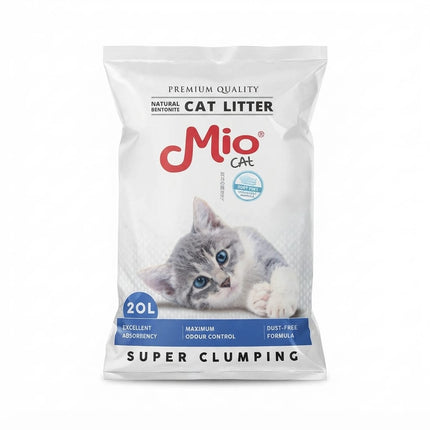 Mio Cat Cat Mio Cat Super Clumping Natural Bentonite Cat Litter 20 L