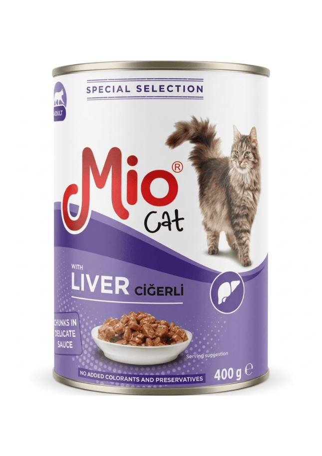 mio Cat Mio Cat Chunks in Delicate Sauce With Liver 400g