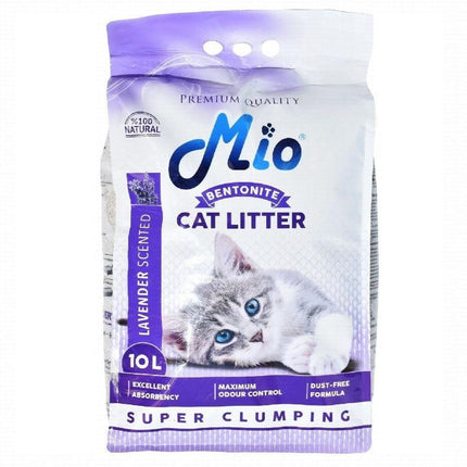 mio Cat Mio Cat Litter Lavender Scented Super Clumping 10L