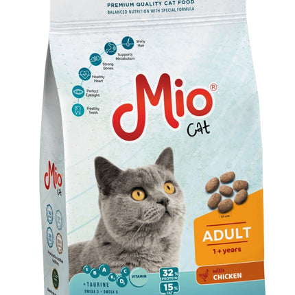 mio Cat Mio Dry Food with Chicken for Adult Cats 1 kg