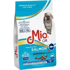 mio Cat Mio Dry Food with Salmon for Adult Cats 1 kg