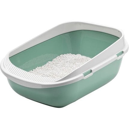 Moderna Cat Litter Moderna Mega Step  Cat Litter Tray with Rim