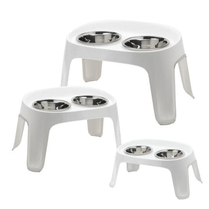 Moderna Dog Moderna Skybar Large White Dual Dog Bowl 2 in 1800 L