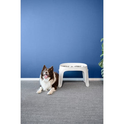 Moderna Dog Moderna Skybar Large White Dual Dog Bowl 2 in 1800 L