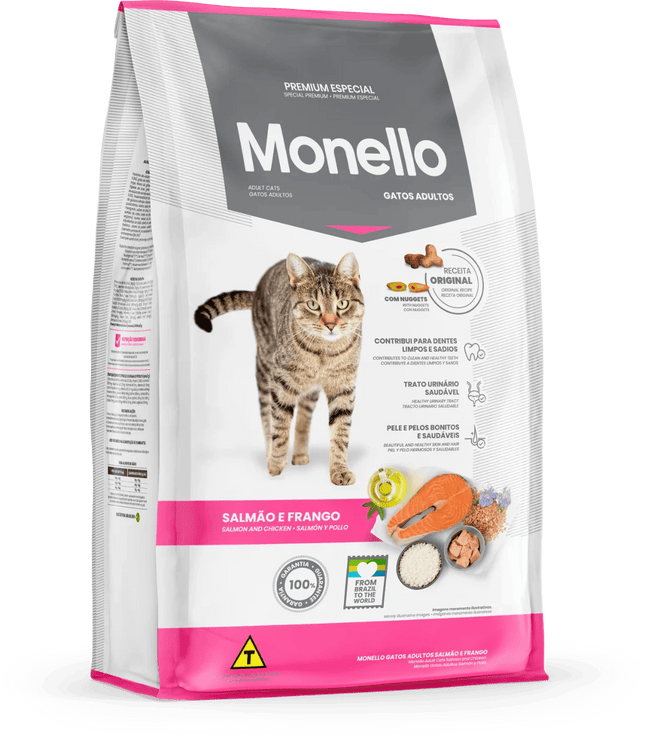 Monello Cat Monello dry food with Salmon & Chicken for cats 1k