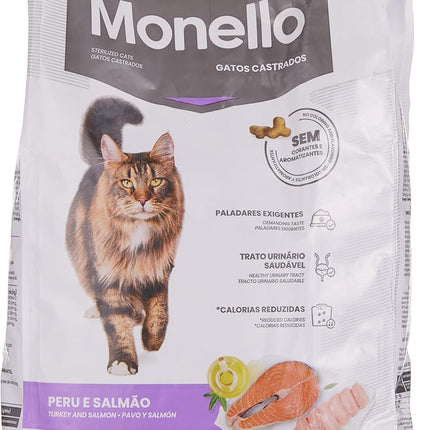 Monello Cat Monello Sterilised Turky & Salmon For Cat 1k