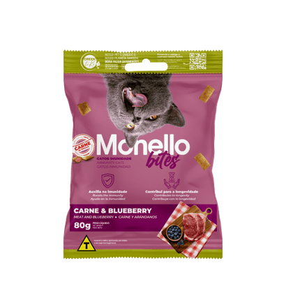 Monello Cat Monello treat Bites Immunity with beef  80 gr