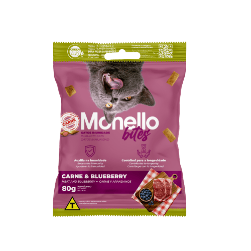 Monello Cat Monello treat Bites Immunity with beef  80 gr