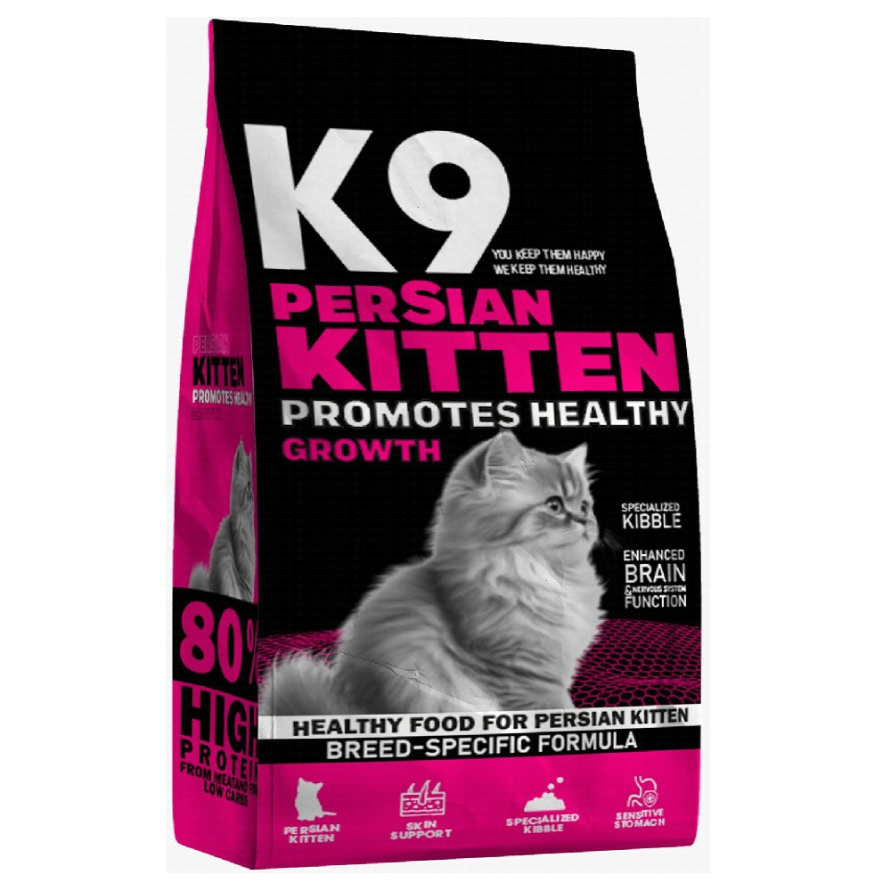 طعام جاف K9 Healthy Growth للقطط الفارسية 2 كجم