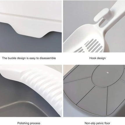 Naomi Cat Litter Naomi Open Litter Box With Shovel for pet