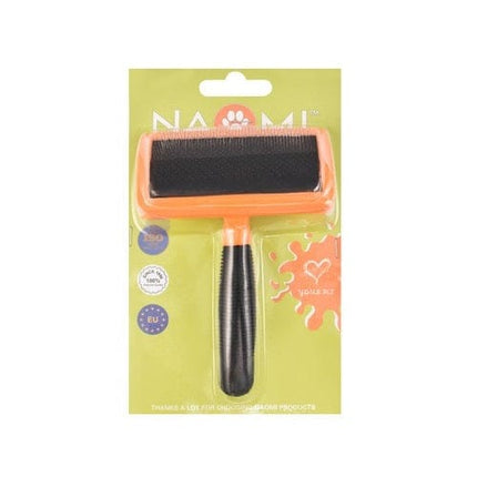 Naomi Cat Naomi Black and Orange Pet Grooming Brush