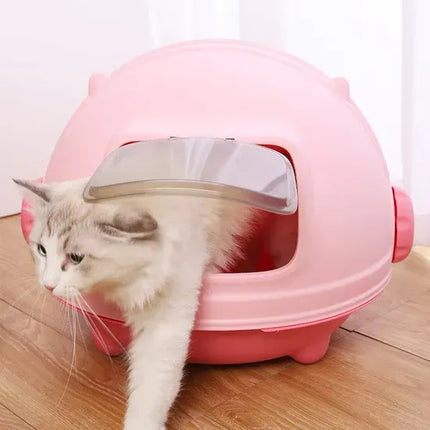 Naomi Cat Naomi Closed litter box For Pink