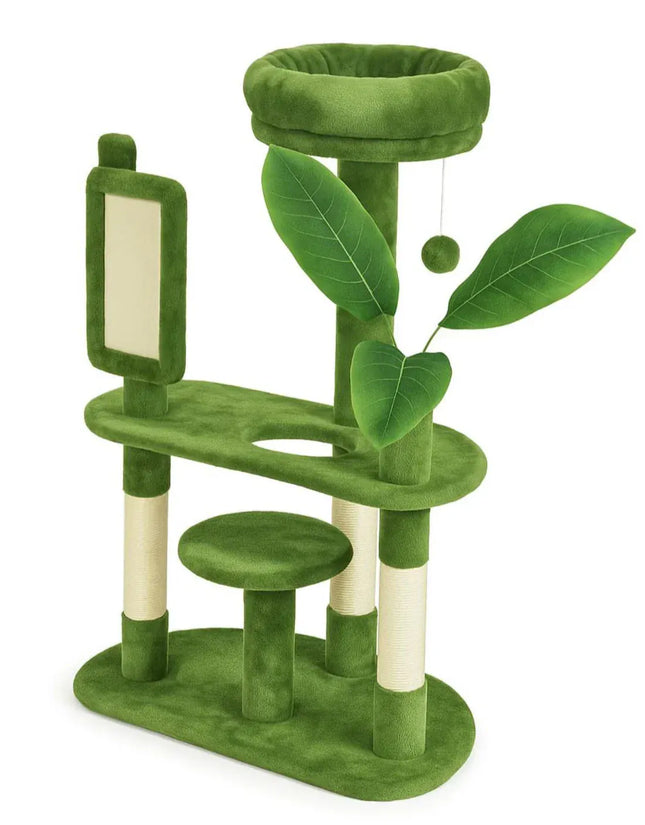 Naomi Cat Naomi Green Cat Scratching Tree 60 in 40  in 91cm