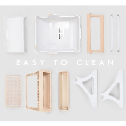 Naomi Cat Semi automatic Cat Litter Box with Side Door