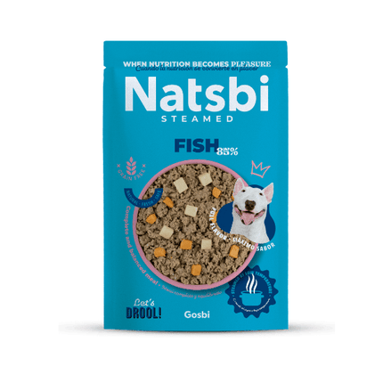 Natsbi Dog Gosbi Natsbi Fish Steamed Dog Food 200 g