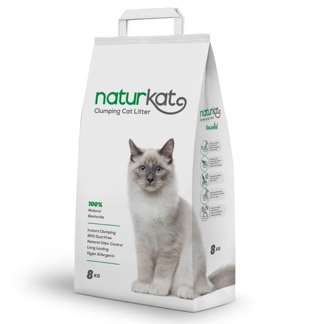NaturKat Cat Litter NaturKat Clumping Cat Litter Lavender Scent 8 kg