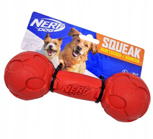 Nerf Dog Nerf Dog Barbell Squeaker Toy