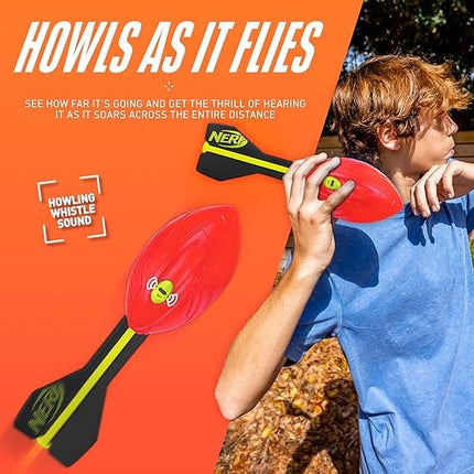 Nerf Dog Nerf Vortex Howler Foam Football  Long Throw with Tail And Grip
