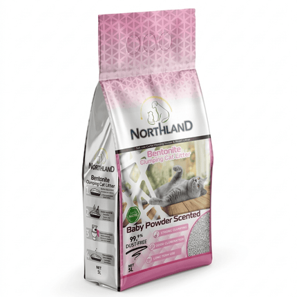 Northland Cat Northland Bentonite Clumping Cat Litter Baby Powder 5 L