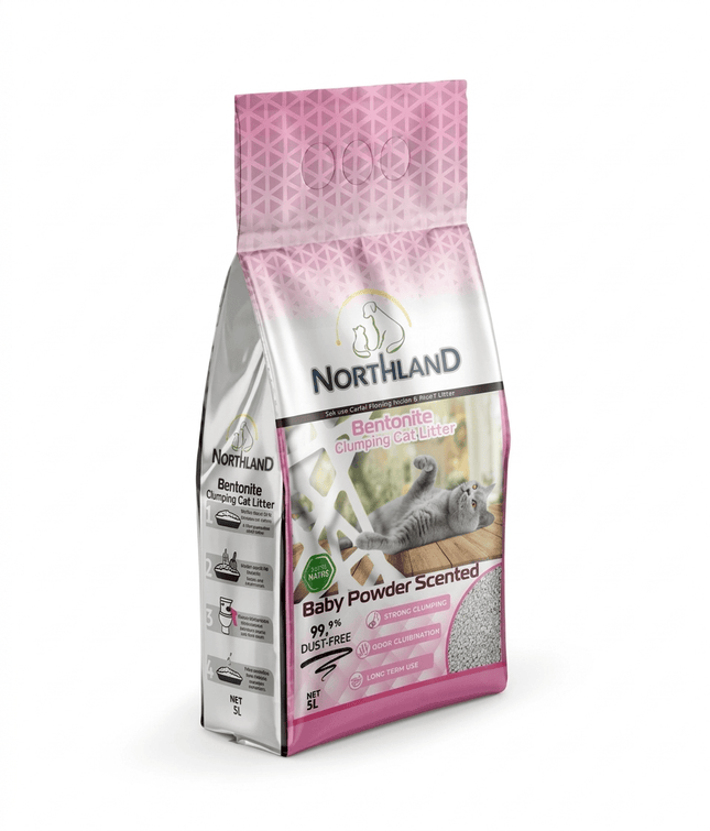Northland Cat Northland Bentonite Clumping Cat Litter Baby Powder 5 L