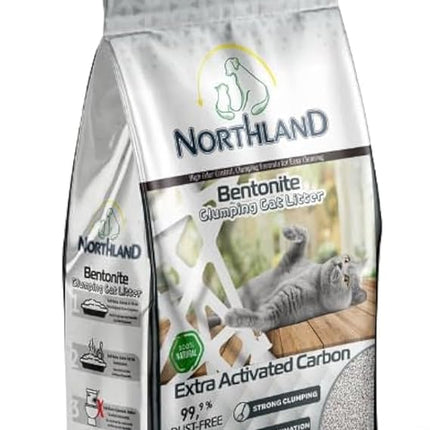Northland Cat Northland Bentonite Clumping Cat Litter  Extra Activated Carbon 5 L