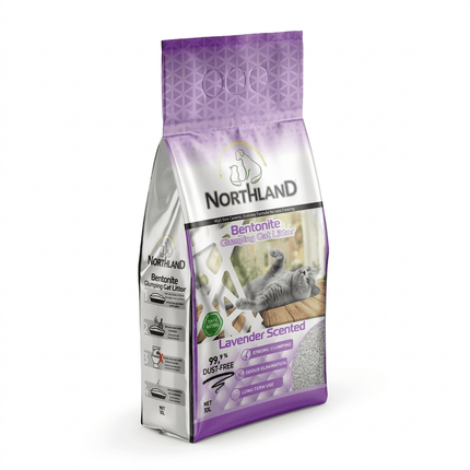 Northland Cat Northland Bentonite Clumping Cat Litter Lavender Scent 10 L
