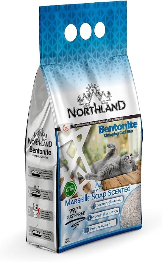 Northland Cat Northland Bentonite Clumping Cat Litter Marseille Soap 10 L