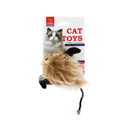 Nunbell Cat Nunbell Brown Rodent Plush Cat Toy
