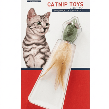 Nunbell Cat Nunbell Catnip Toy with Feathers