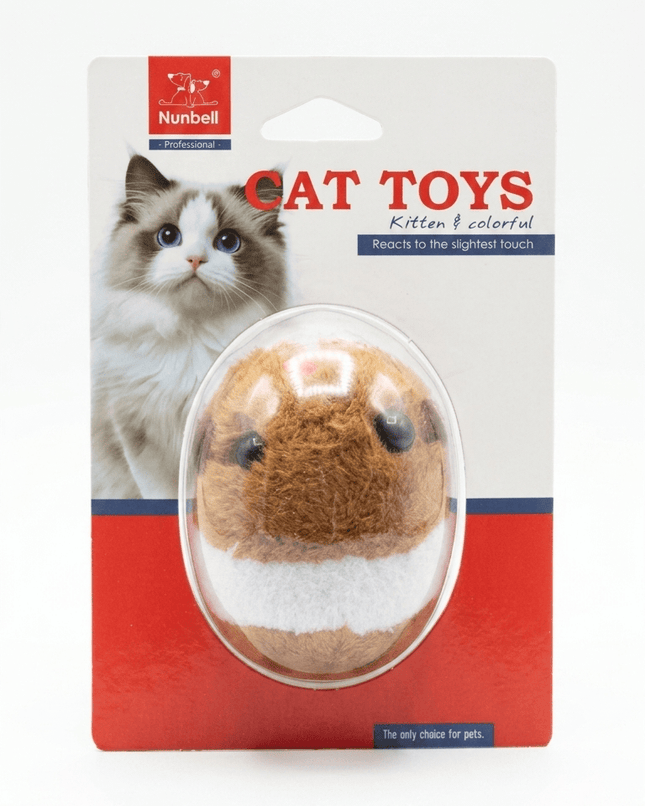 Nunbell Cat Nunbell Interactive Plush Cat Toy Sensitive Touch Motion