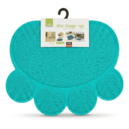 Nunbell Cat Nunbell Pet Toilet And Cleaning Mat small 40 × 30 cm Turquoise