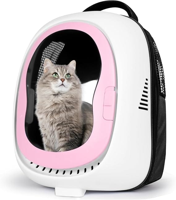 Nunbell Cat Nunbell Yabe Pet Trasparent Carrier Bag 35x30x45cm