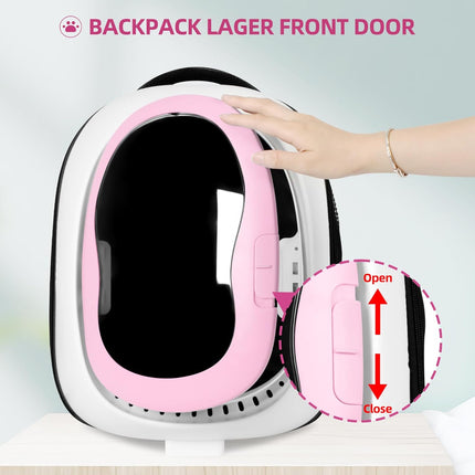 Nunbell Cat Nunbell Yabe Pet Trasparent Carrier Bag 35x30x45cm