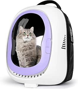 Nunbell Cat Nunbell Yabe Pet Trasparent Carrier Bag 35x30x45cm