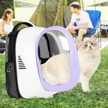 Nunbell Cat Nunbell Yabe Pet Trasparent Carrier Bag 35x30x45cm