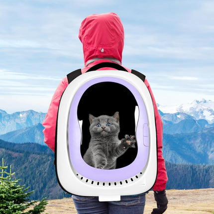 Nunbell Cat Nunbell Yabe Pet Trasparent Carrier Bag 35x30x45cm