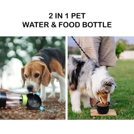 Nunbell Dog and cat Nunbell 2 in 1 Dog Travel Water Bottle 350 ml