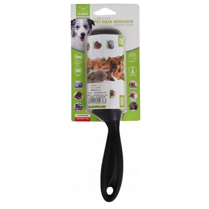 Nunbell Dog and cat Nunbell black Lint Roller with Refills 60 Sheets 12 meter