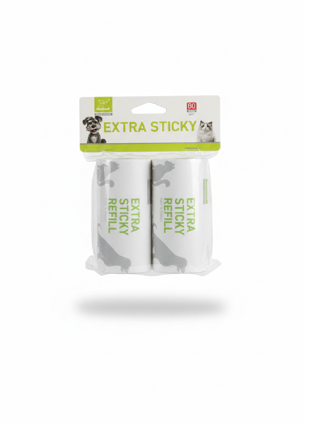 Nunbell Dog and cat Nunbell Extra Sticky Refill 60 Sheets 12M