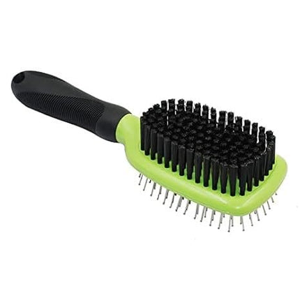 Nunbell Dog and cat nunbell pet slicker brush comb soft dog hair 2 face