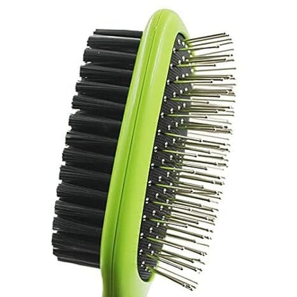 Nunbell Dog and cat nunbell pet slicker brush comb soft dog hair 2 face