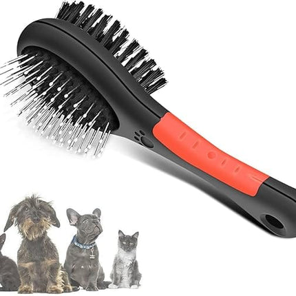 Nunbell Dog and cat Nunbell Ubitree 2 in 1 Double Sided Pin And Bristle Pet Brush