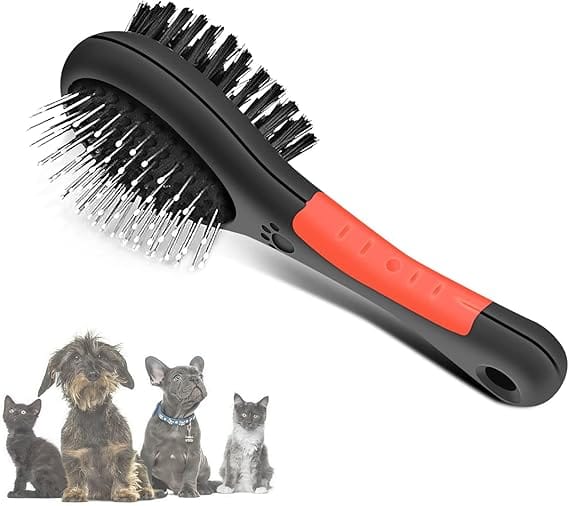Nunbell Dog and cat Nunbell Ubitree 2 in 1 Double Sided Pin And Bristle Pet Brush