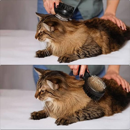 Nunbell Dog and cat Nunbell Ubitree 2 in 1 Double Sided Pin And Bristle Pet Brush