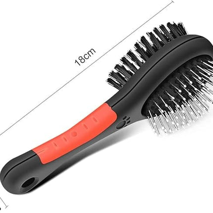 Nunbell Dog and cat Nunbell Ubitree 2 in 1 Double Sided Pin And Bristle Pet Brush